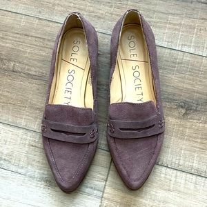 Sole Society Jessica Penny Loafer Flat, size 6.5